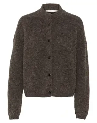 Gestuz - GZAlpha Cardigan - Cheatnut Melange 
